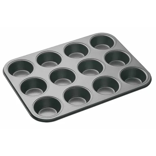Masterclass Non-Stick Twelve Hole Deep Baking Pan 35X27cm