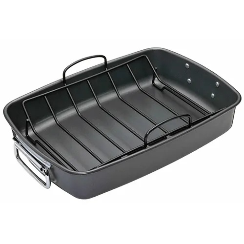 Masterclass Non-Stick Roaster with Rack 40x28cm