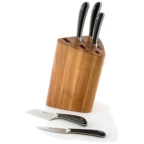 Robert Welch Signature Prism 7 Piece Oak Knife Block