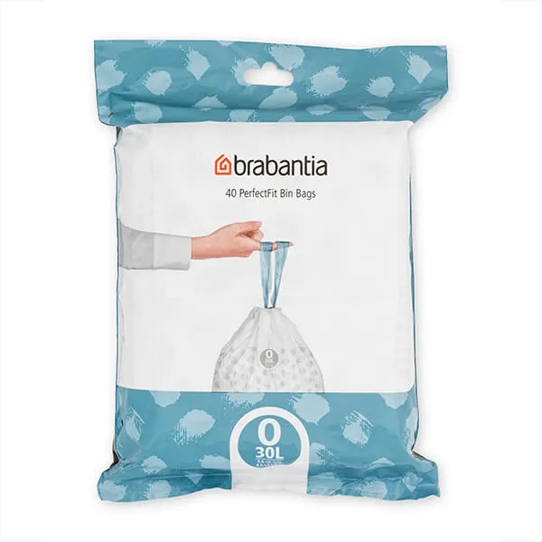 Brabantia Perfectfit O Bin Liner Bags 30L Dispenser X40