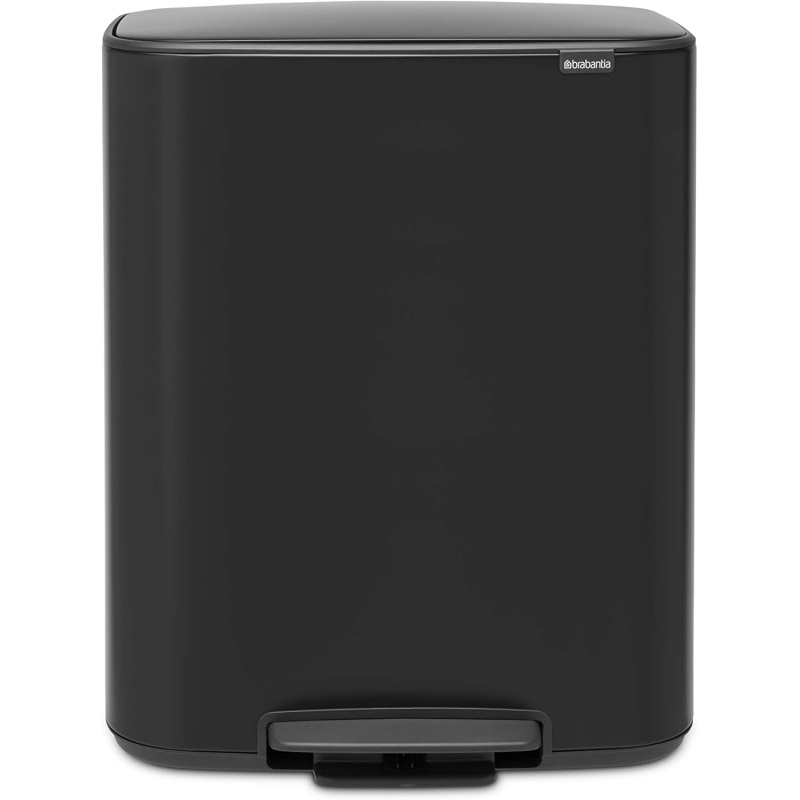 Brabantia Brabantia Bo Pedal Bin 2 x 30L - Matt Black