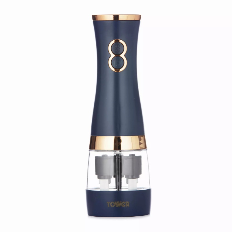 Tower Cavaletto Due Salt & Pepper Mill - Midnight Blue