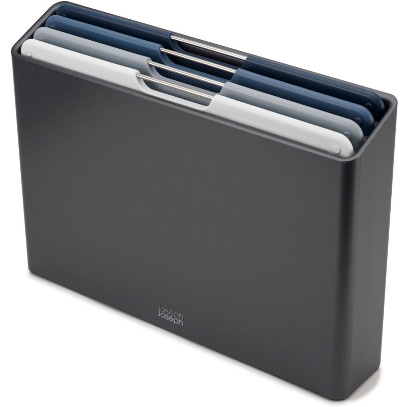 Joseph Joseph Folio 4 Piece Chopping Board Set Large - Graphite