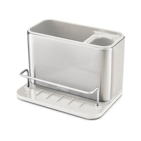 Joseph Joseph Surface Stainless-Steel Sink Tidy - Light Stone
