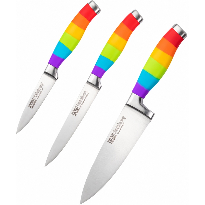 Taylors Eye Witness Taylors Eye Witness Rainbow 3 Piece Knife Set