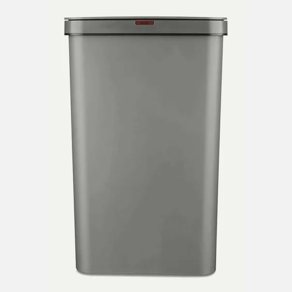Tower 50L Rectangular Sensor Bin - Grey