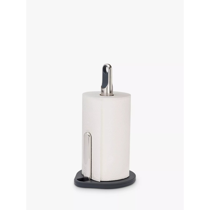 Joseph Joseph Hold Kitchen Roll Holder Weighted Base Spring Arm One Hand Tear - Image 2