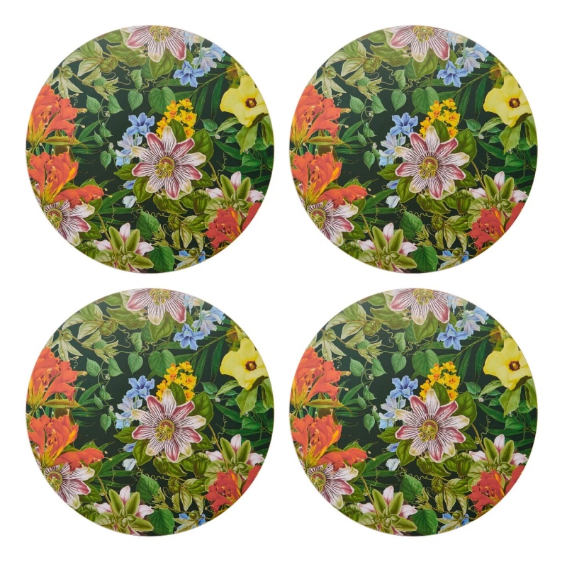 Creative Tops Tropical Round Placemats Set Of 4