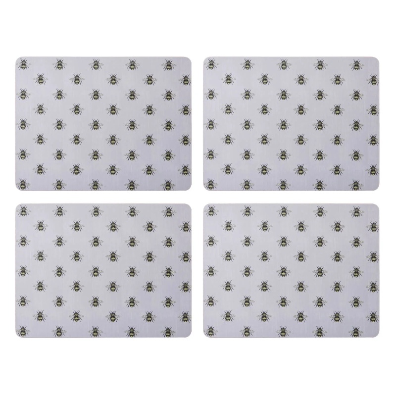 Creative Tops Grey Bee Placemats Set Of 4