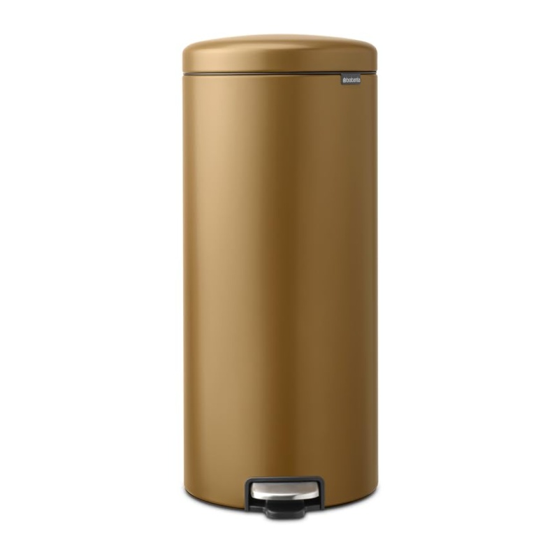 Brabantia Light/Bronze Pedal Bin 30L - Warm Brass