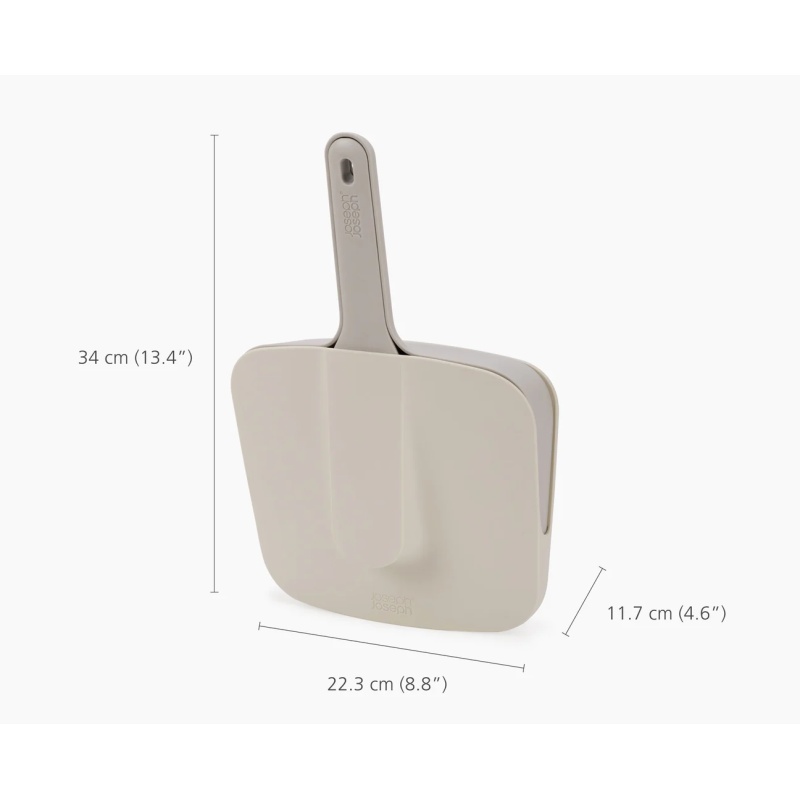 Joseph Joseph CleanTech Wall-Mounted Dustpan & Brush