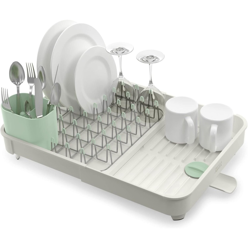 Joseph Joseph Light Extend Expandable Dish Rack - Stone/Sage