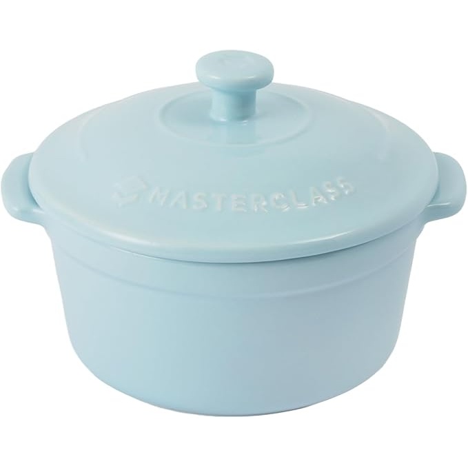 Masterclass Ceramic Mini Casserole Dish 180ml - Pastel Blue