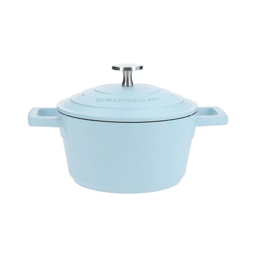 Masterclass Cast Aluminium Casserole Dish 1.4L - Pastel Blue