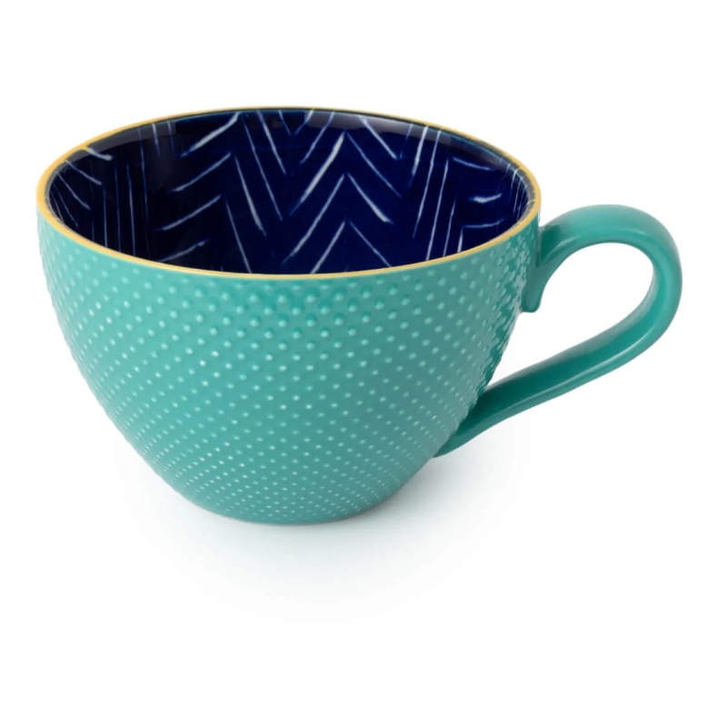 Mikasa Mikasa Chevron Mug 330ml - Indigo