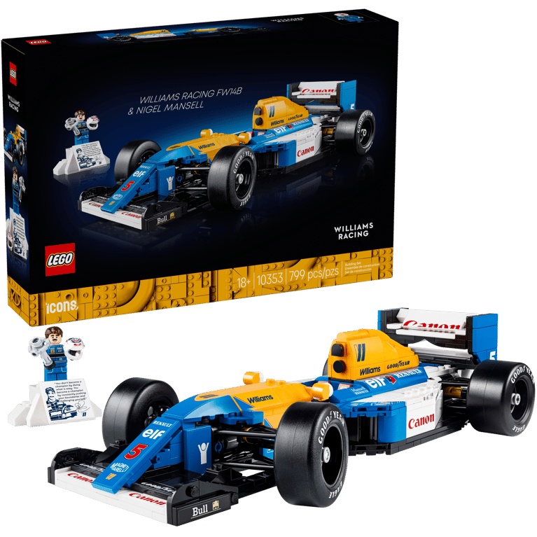 LEGO Icons 10353 Williams Racing FW14B & Nigel Mansell