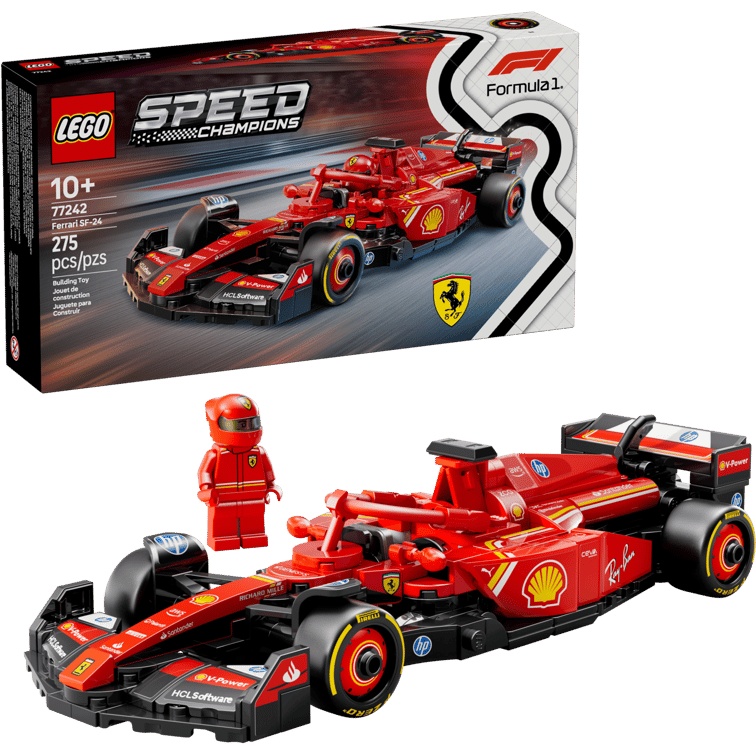 LEGO Speed Champions Ferrari SF-24 F1 Race Car Driver Set 77242 - Image 19