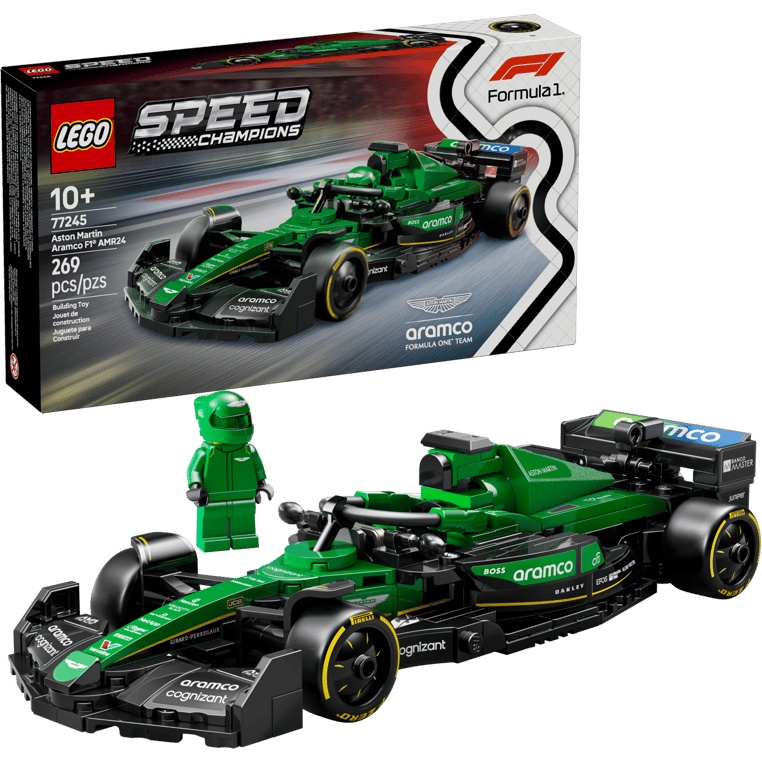 LEGO Speed Champions 77245 Aston Martin Aramco F1 AMR24 Race Car