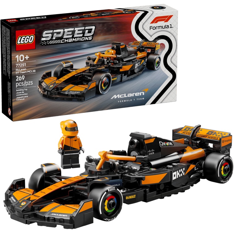 Lego Speed Champions 77251 Mclaren F1 Team Mcl38 Race Car