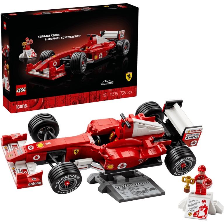 Lego Golden Icons 11375 Ferrari F2004 And Michael Schumacher