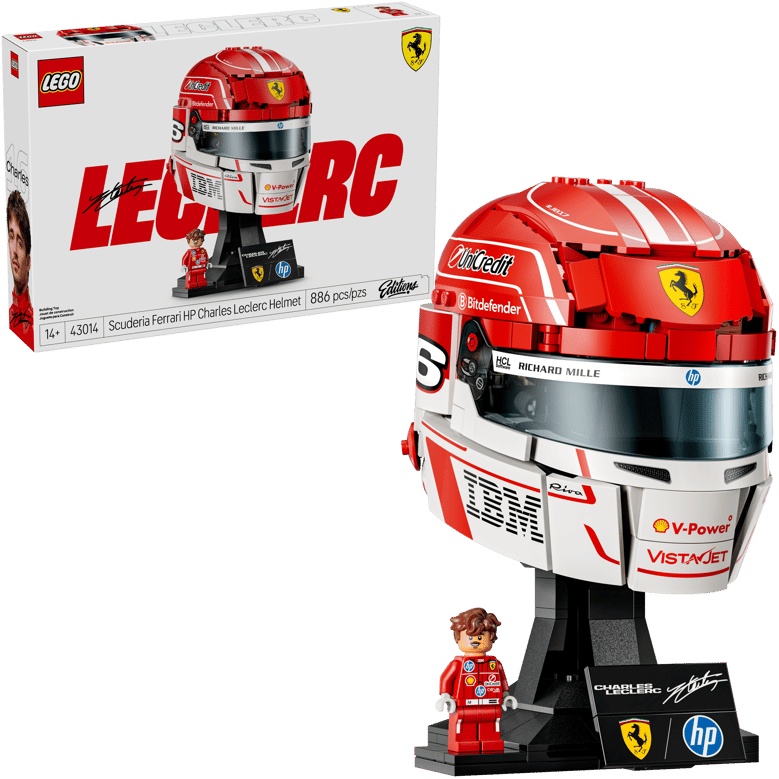 LEGO Editions 43014 Scuderia Ferrari HP Charles Leclerc Helmet