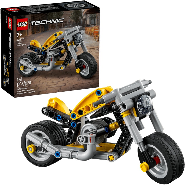 Lego Boys Yellow Technic 42225 Motorcycle
