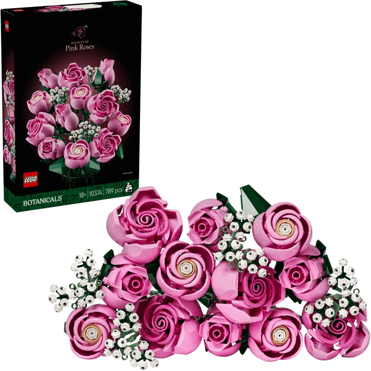 LEGO Botanicals 10374 Bouquet of Pink Roses