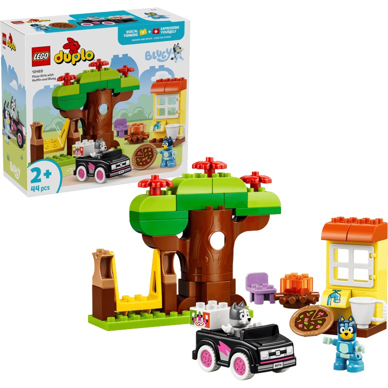 Lego Girls Duplo 10469 Bluey Pizza With Muffin And Bluey
