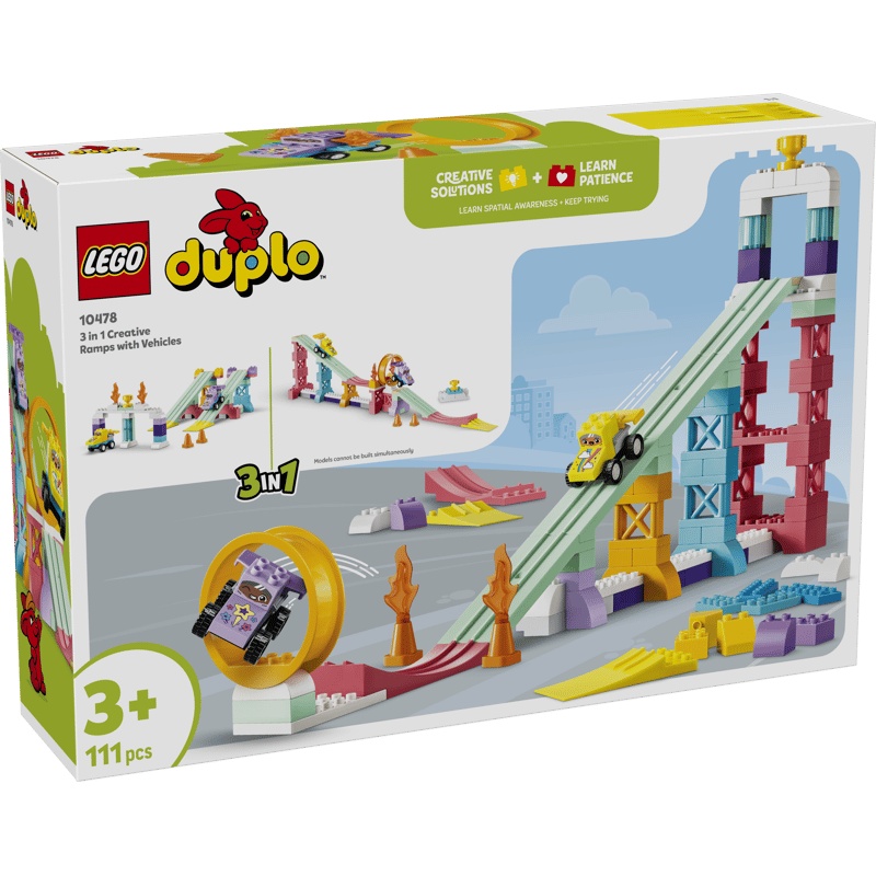 LEGO Duplo 10478 Town 3-in-1 Creative Ramps with Vehicles