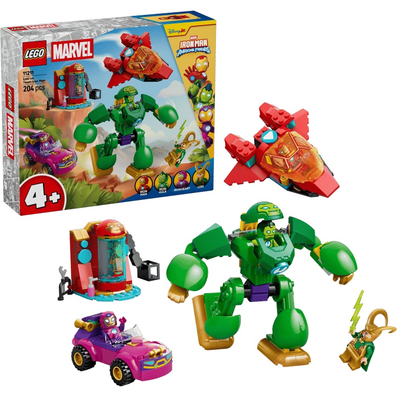 LEGO Marvel 11211 Iron Man & His Awesome Friends Loki vs. Team Iron Man