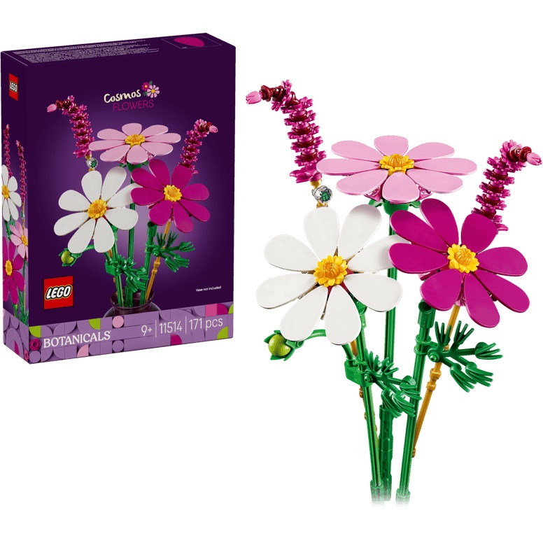 Lego White/Purple/Pink Botanicals 11514 Cosmos Flowers