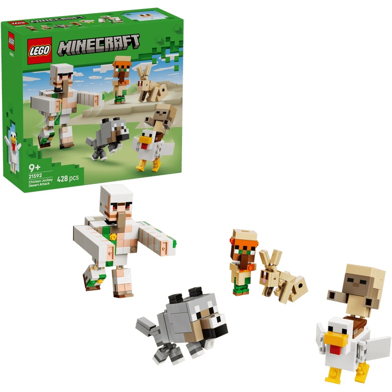 LEGO Minecraft 21592 Chicken Jockey Desert Attack