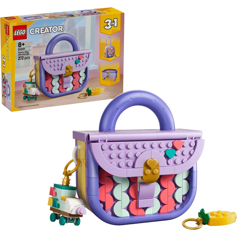 LEGO Creator 3-in-1 31391 Art Fashion Bag with Storage