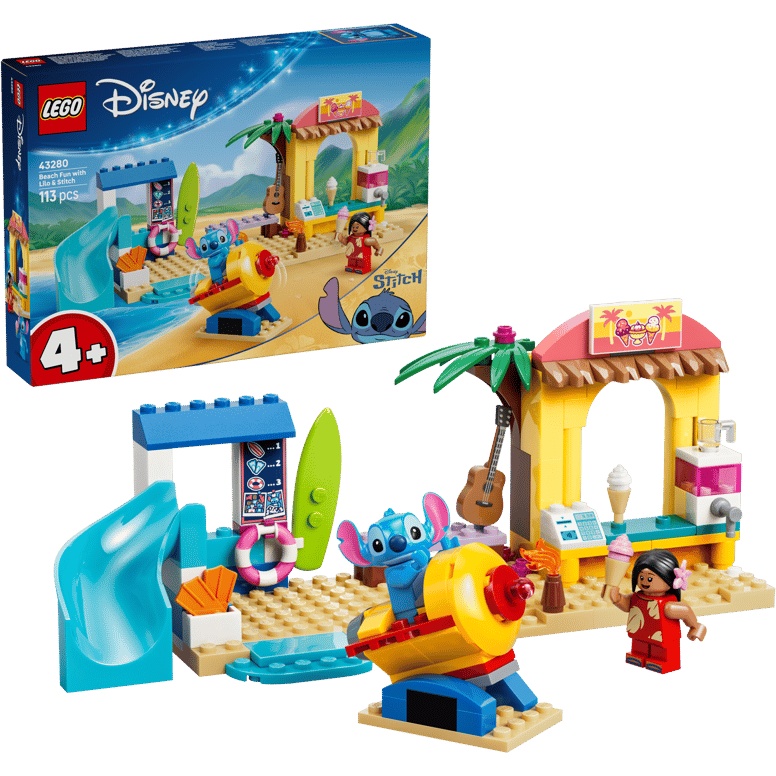 LEGO Disney 43280 Beach Fun with Lilo & Stitch