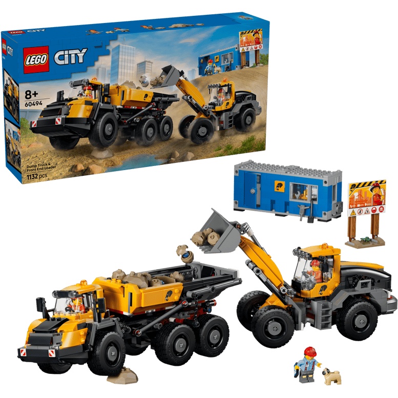LEGO City Dump Truck & Front End Loader 60494 Building Set Ages 6+ - Image 15