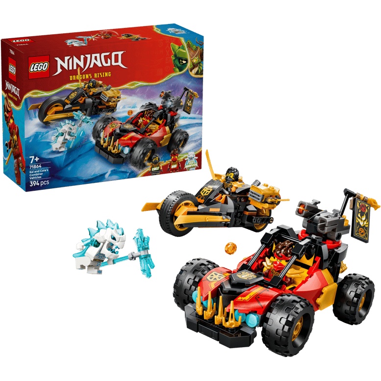 LEGO Ninjago 71864 Kai & Cole's Combiner Vehicles