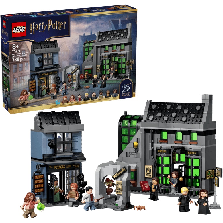 LEGO Harry Potter 76471 Knockturn Alley Wizarding Shops