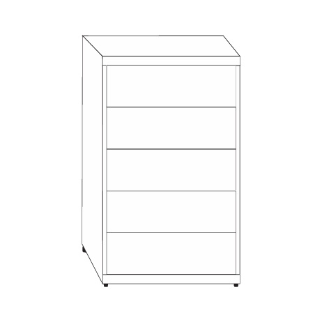 Wiemann Darwin 5 Drawer Unit
