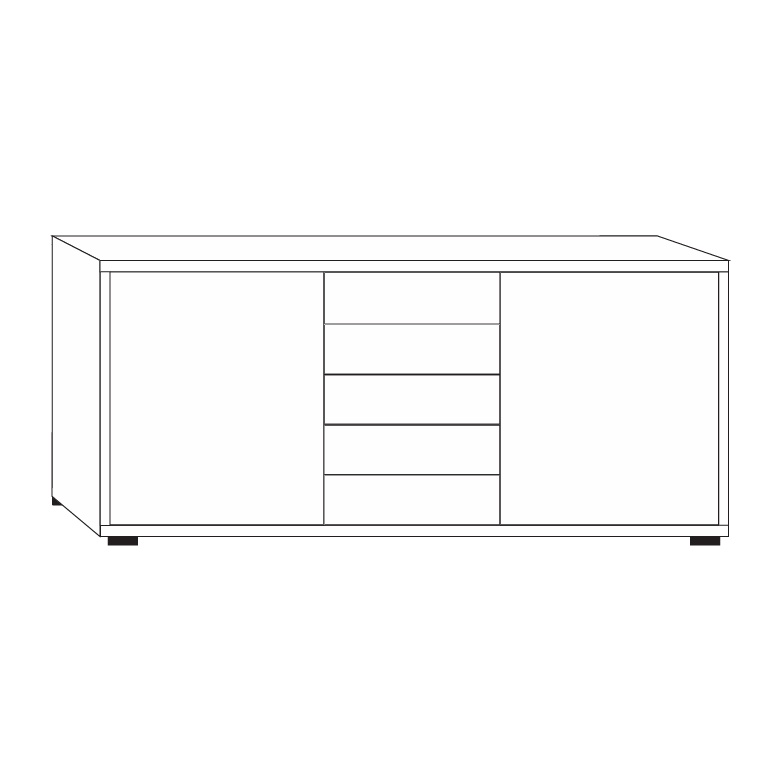 Wiemann Darwin Combi Dresser Unit