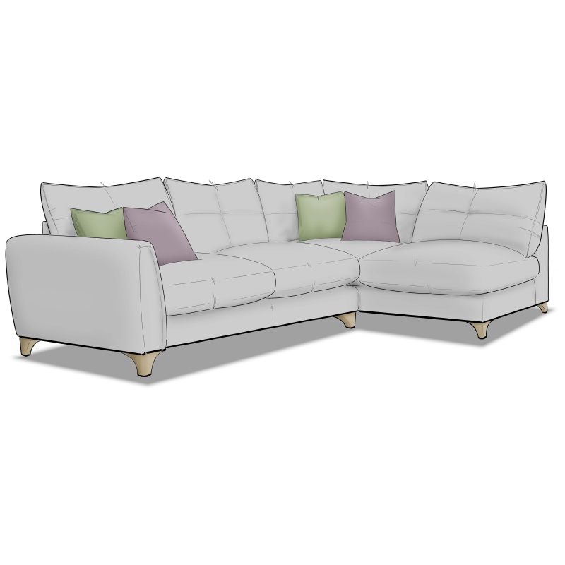Cassie 4 Seater Corner Sofa in Fabric