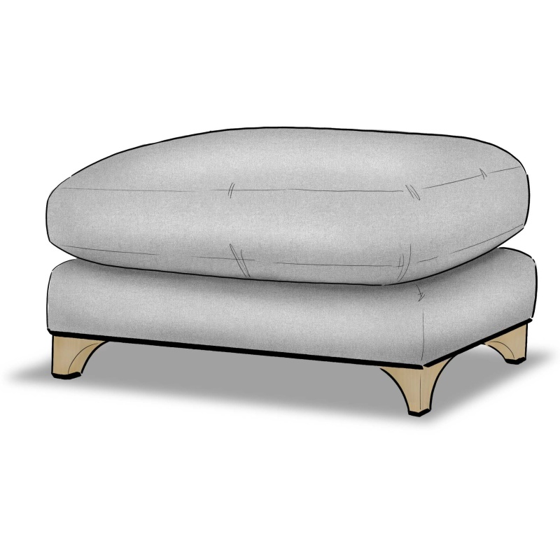 Cassie Combi Footstool in Fabric