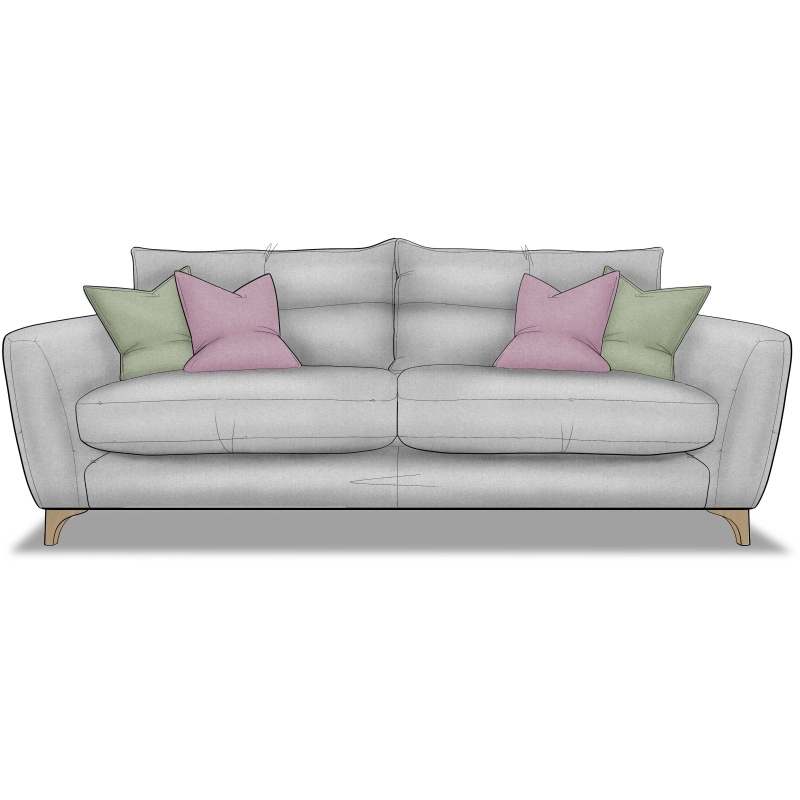Cassie Extra Large 4 Seater Sofa in Fabric