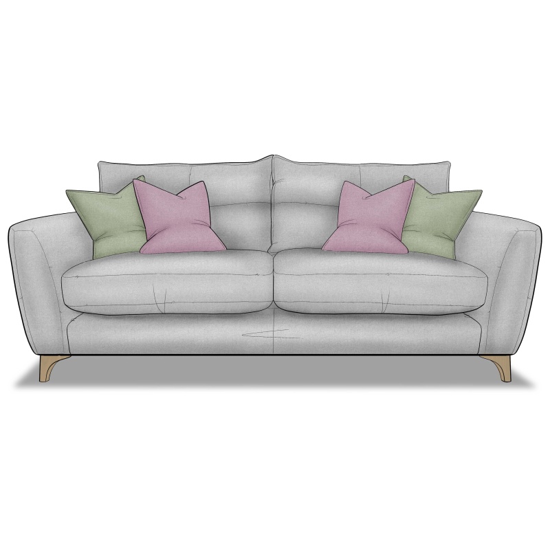 Cassie Large 3 Seater Sofa in Fabric