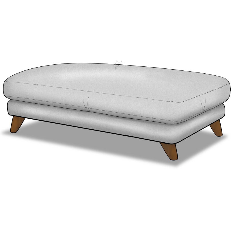 Reya Footstool in Fabric