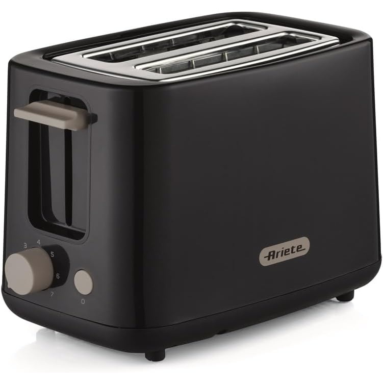 Ariete AR0157 Breakfast Line 2 Slice Toaster - Dark Grey