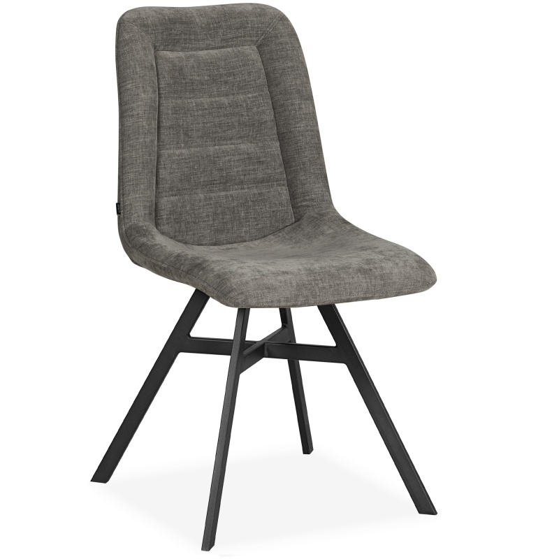 Stevie Upholstered Dining Chair (Pair) - Miami Ash Fabric