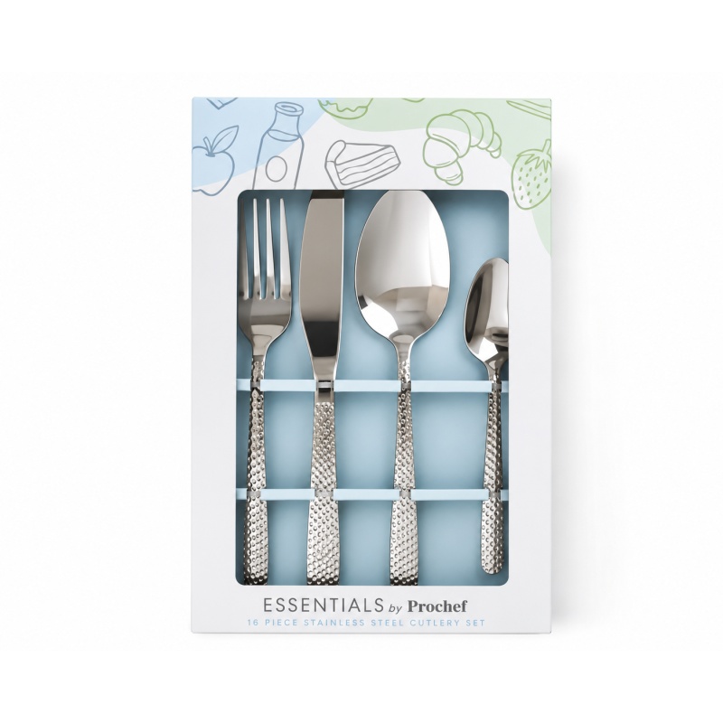 ProChef ProChef Hammered 24 Piece Cutlery Set