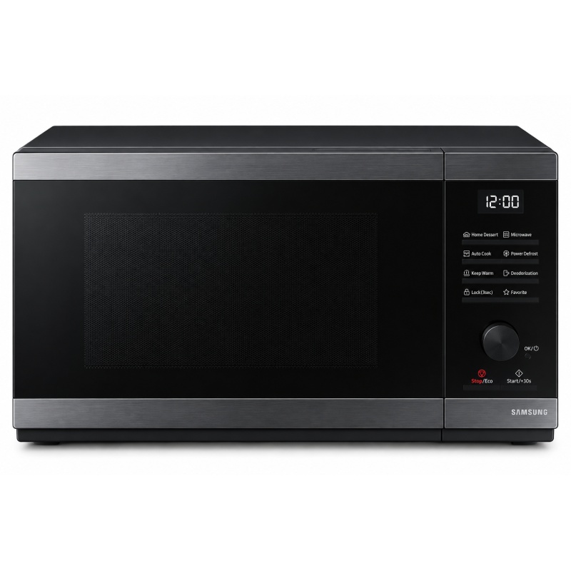 Samsung Black Ms32dg4504gge3 1000W Solo Microwave Freestanding - Stainless - Image 6