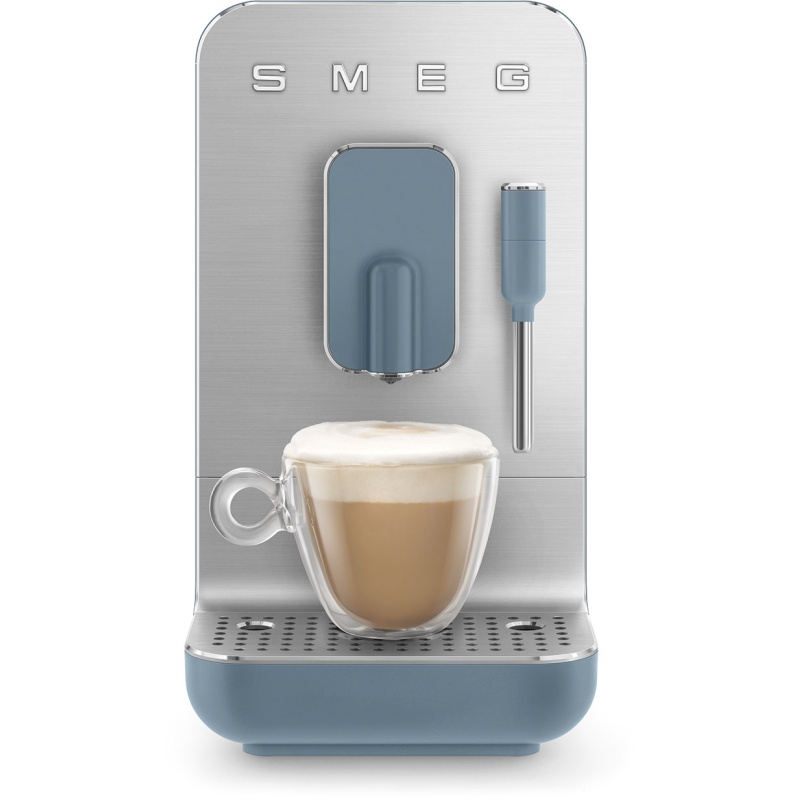 Photos - Coffee Maker Smeg BCC12SBMUK Bean to Cup Coffee Machine - Storm Blue 