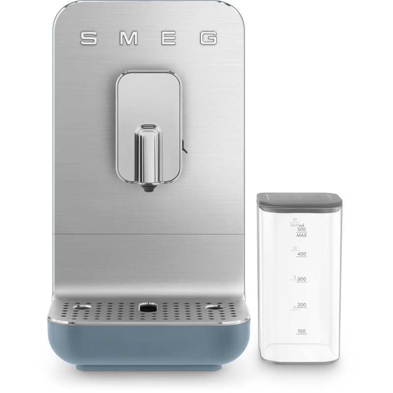 Smeg BCC13SBMUK Bean To Cup Automatic Coffee Machine With Milk System - Storm Blue